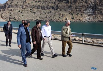  گزارش تصویری بازدید مدیرعامل سازمان آب و برق خوزستان از سد و نیروگاه مسجد سلیما ن/ 23 آذرماه 98 
