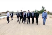 بازدید معاون عمرانی استانداری خوزستان از تاسیسات آبرسانی شرکت آب جنوب شرق در بندر امام خمینی(ره)