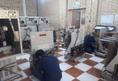 تابلوهای برق ایستگاه‌های ۱۶، ۲۴ و ۴۰ اینچ مسجدسلیمان  تعمیر شد 