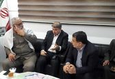  بازدید "سردار نقدی" و هیئت همراه از مرکز مانیتورینگ سازمان آب و برق خوزستان