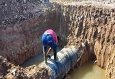 خطوط لوله آبرسانی به نواحی شلمچه در حال ترمیم است