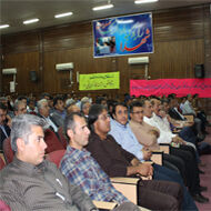 حضور کارگران نمونه شرکت بهره برداری مارون در آیین بزرگداشت روز جهانی کارگر