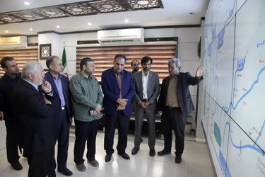 بازدید چهره های مذهبی، دانشگاهی، نظامی ، انتظامی ....از دیسپاچینگ سازمان