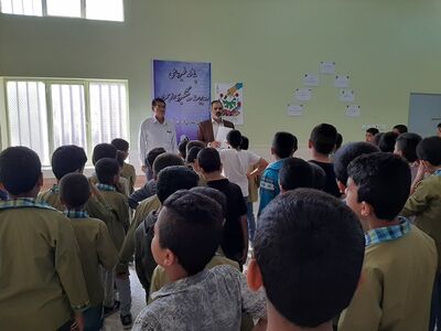   آشنایی دانش آموزان مناطق محروم شهرستان کارون با مقوله پدافند غیرعامل