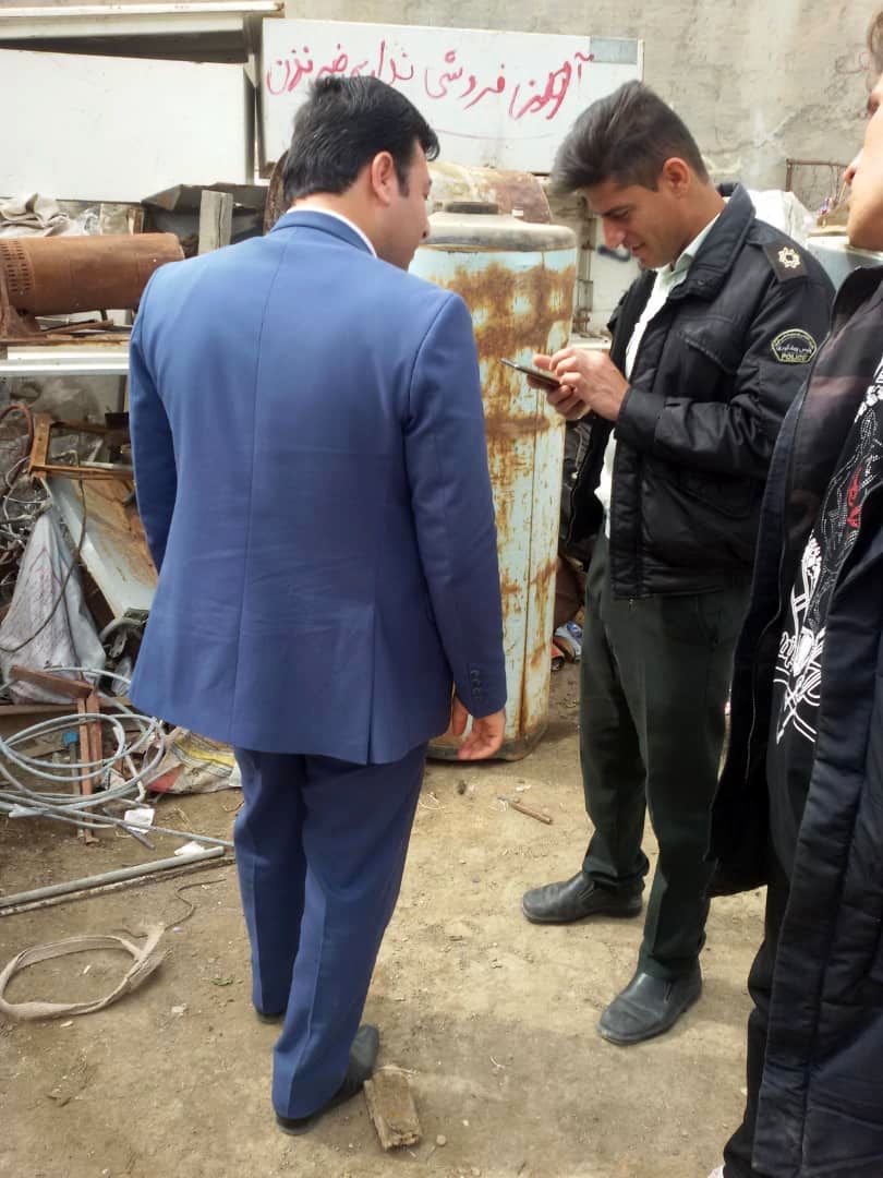   شناسایی سارق دریچه های شبکه آبیاری رامشیر 