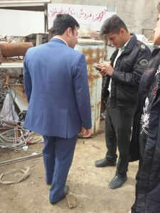   شناسایی سارق دریچه های شبکه آبیاری رامشیر 