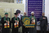 دیدار خادمین حرم مطهر امام رضا(ع) با مدیران و کارکنان صنعت آب و برق خوزستان  
