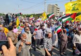 راهپیمایی مردم اهواز در حمایت از مردم فلسطین