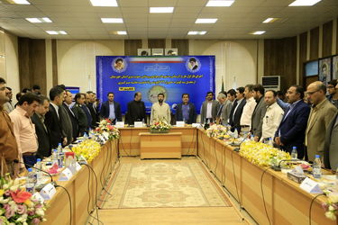 گزارش تصویری کلنگ زنی فاز اول طرح جامع آبرسانی شهرها و روستاهای جنوب شرق خوزستان