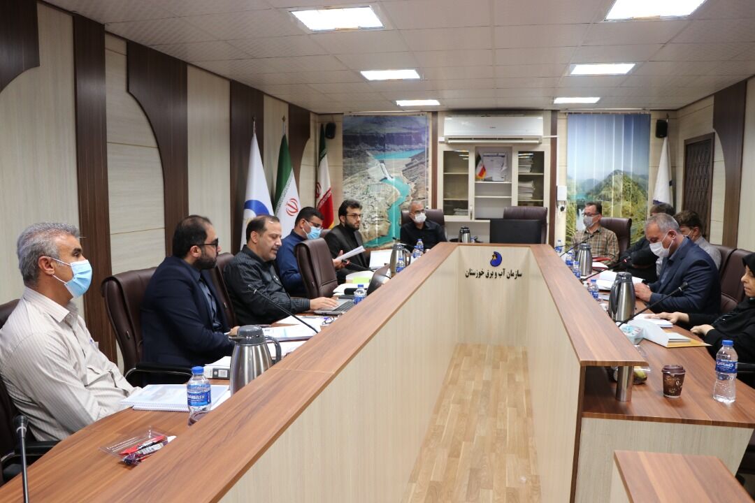 جلسه مجمع عمومی سالانه شرکت آبیاری کرخه وشاوور در سازمان آب و برق خوزستان برگزار شد