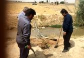برخورد با برداشت کنندگان غیرمجاز آب در شبکه های آبیاری مارون