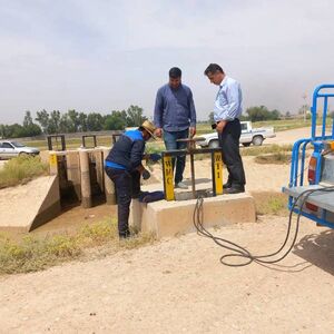 ممانعت از برداشت غیر مجاز آب در شبکه های آبیاری کارون بزرگ