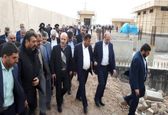 بازدید وزیر نیرو از تصفیه خانه فاضلاب خرمشهر