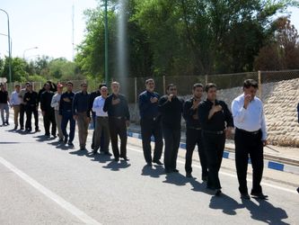 برگزاری مراسم عزاداری عاشورای حسینی در سد و نیروگاه کرخه