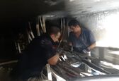 اورهال و رفع اشکال ازالکتروموتورهای هایلیفت تاسیسات مرغزار