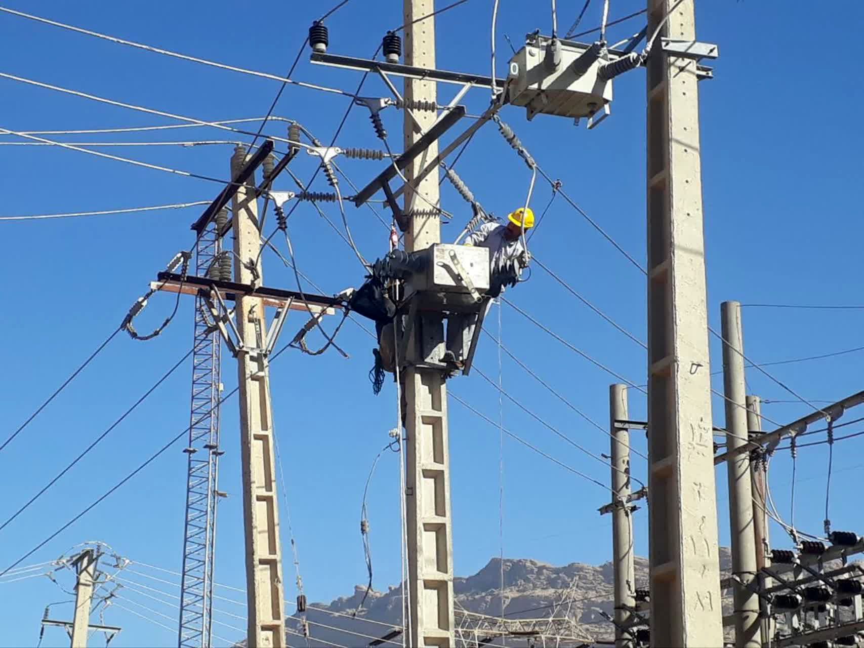 نصب سکسیونر(کلید هوایی ) خط ۳۰۳۲ فشار قوی تاسیسات بهنام محمدی مسجدسلیمان 