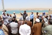 بازدید کشاورزان شهرستانهای دشت آزادگان وهویزه از وضعیت آب سد کرخه