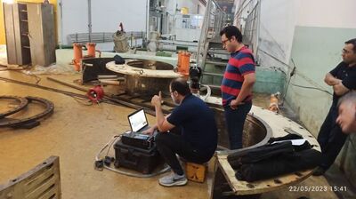 آببند یاتاقان توربین واحد 2 نیروگاه مسجدسلیمان بهسازی شد