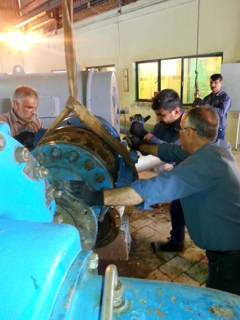 دو نقطه مهم آبرسانی در تاسیسات مرغزار، تعمیر شد

