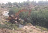 لایروبی نهر رقط مربوط به شارژ رودخانه گرگر