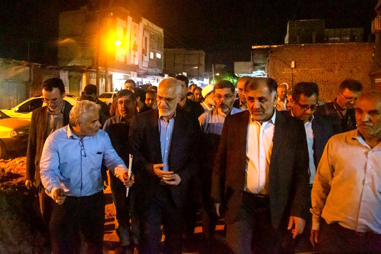 بازدید مدیر عامل سازمان آب و برق خوزستان از پروژه های آبرسانی به شوشتر/ تحقق مصوبات سفر رئیس جمهور به استان