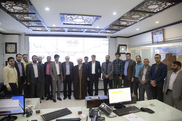 بازدید چهره های مذهبی، دانشگاهی، نظامی ، انتظامی ....از دیسپاچینگ سازمان