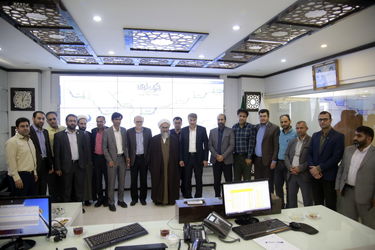 بازدید چهره های مذهبی، دانشگاهی، نظامی ، انتظامی ....از دیسپاچینگ سازمان