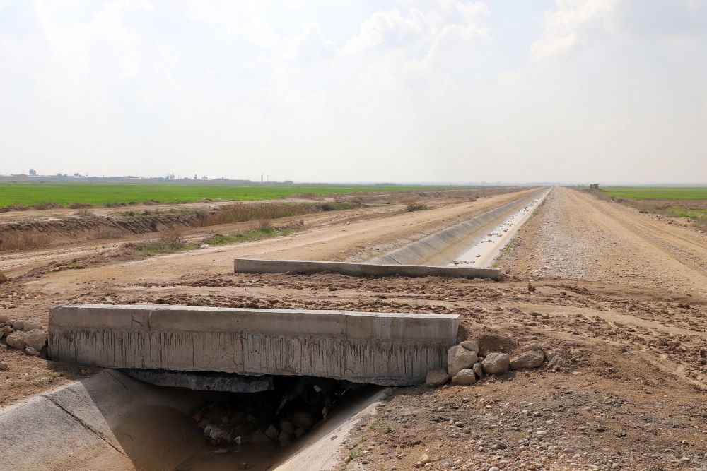 پل های ماشین رو در شبکه آبیاری رامهرمز احداث شدند