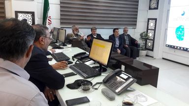 بازدید چهره های مذهبی، دانشگاهی، نظامی ، انتظامی ....از دیسپاچینگ سازمان