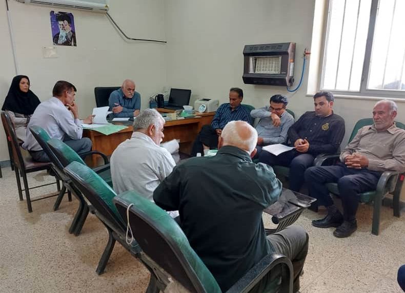 نشست بررسی وضعیت توزیع بهینه آب در شبکه های آبیاری مارون برگزار شد