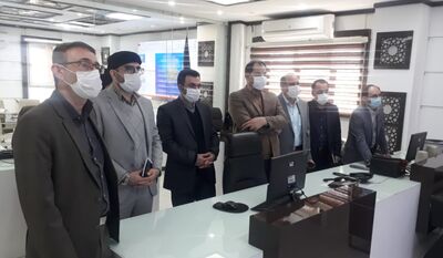  بازدید مدیرکل مدیریت بحران استانداری از مرکز رصدخانه منابع آب و انرژی سازمان آب و برق خوزستان