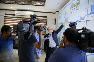 بازدید چهره های مذهبی، دانشگاهی، نظامی ، انتظامی ....از دیسپاچینگ سازمان