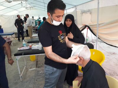 اکیپ درمانی موسسه پزشکی صنعت آب و برق خوزستان در نجف مستقر شد

