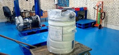 تعمیرات اساسی درایو هیدرولیک سیستم کلید خروجی ژنراتور واحد شماره ۳ کرخه توسط شرکت تعمیرات برق آبی خوزستان