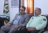  دیدار مدیرعامل شرکت آبیاری کارون بزرگ با فرمانده نیروی انتظامی شوشتر