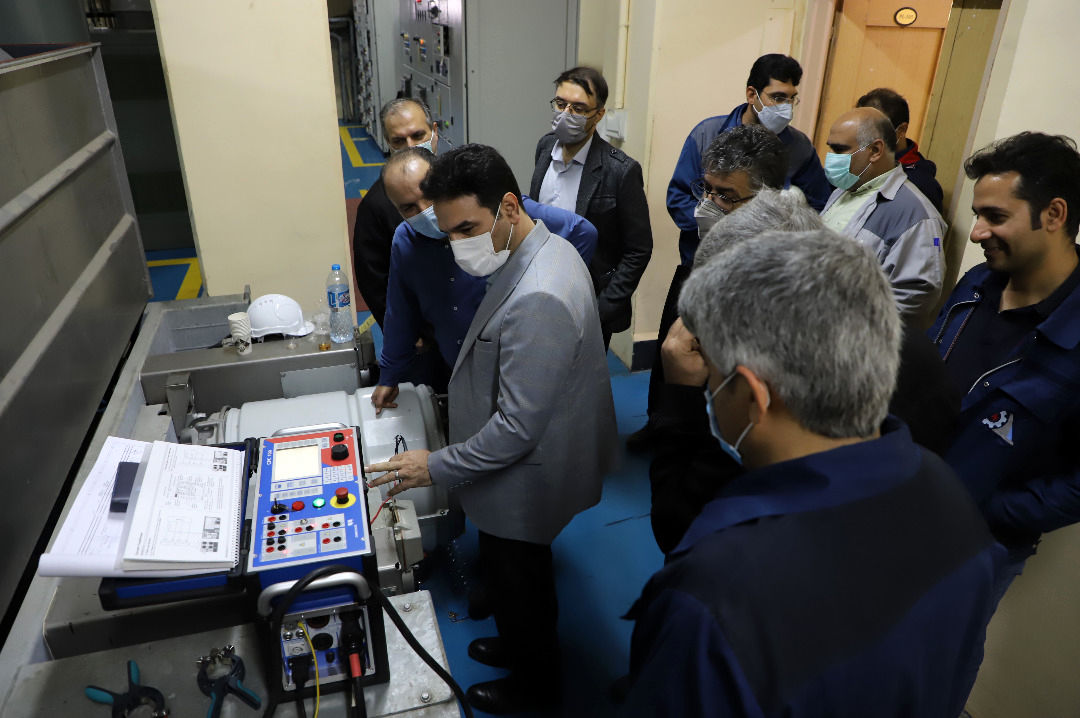 تست های الکتریکی ژنراتور واحد 2 نیروگاه سد مارون انجام شد