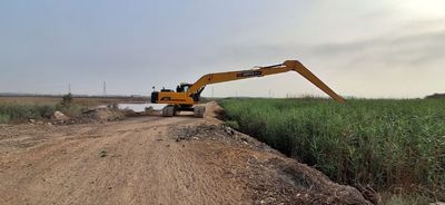  آغاز عملیات لایروبی و نی زدایی نهرمالح 
