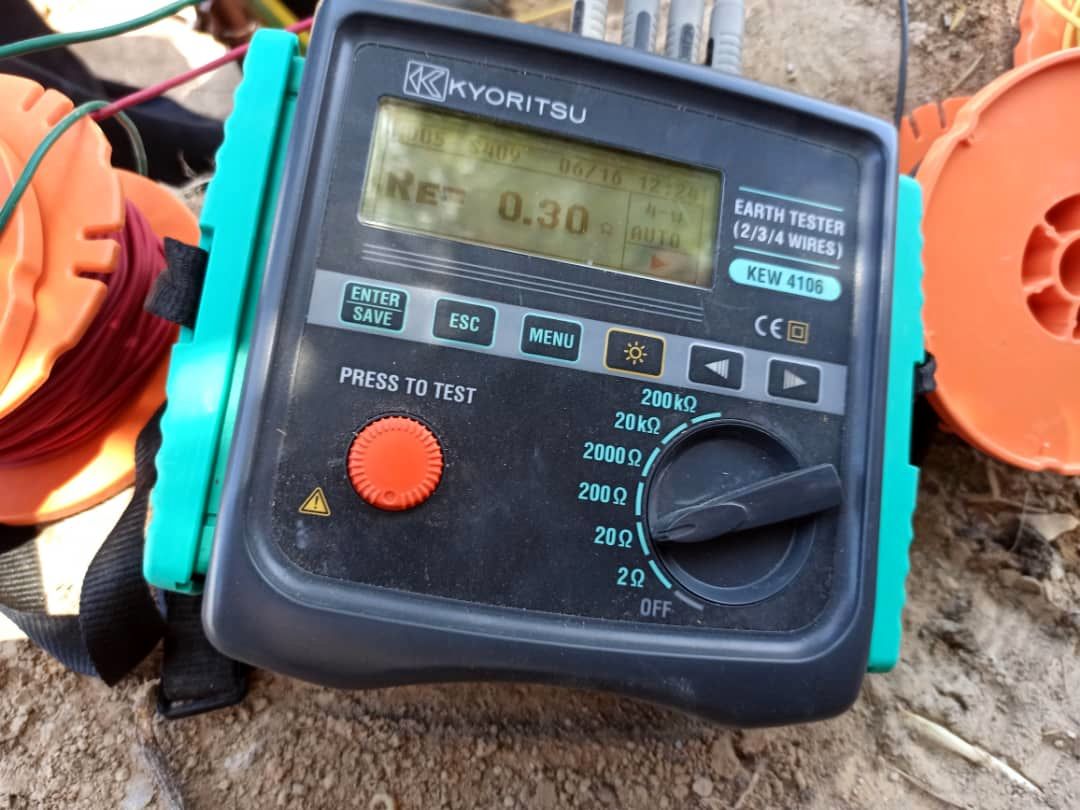 سیستم زمینی شبکه داخلی ایستگاه پمپاژ آسک اجرا شد