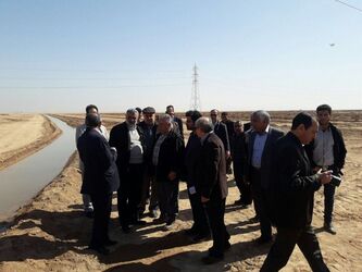 طرح درختکاری بارویکرد بیابان زادیی ، با همکاری شرکت آب جنوب شرق در خوزستان آغاز شد