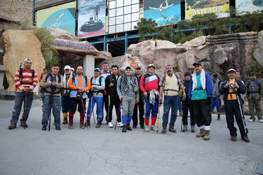 صعود گروه کوهنوردی آقایان سازمان آب و برق خوزستان به قله الوند همدان