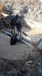 تعمیرات خط 450 و 500 میلیمتر انتقال آب به جنوب شرق استان انجام پذیرفت