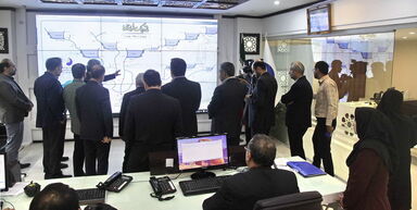 بازدید چهره های مذهبی، دانشگاهی، نظامی ، انتظامی ....از دیسپاچینگ سازمان