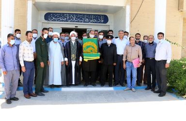 به همت پایگاه مقاومت بسیج سید الشهدا (ع)  شرکت آب جنوب شرق