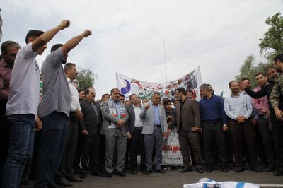 راهپیمایی حمایت از مردم غزه در اهواز برگزار شد