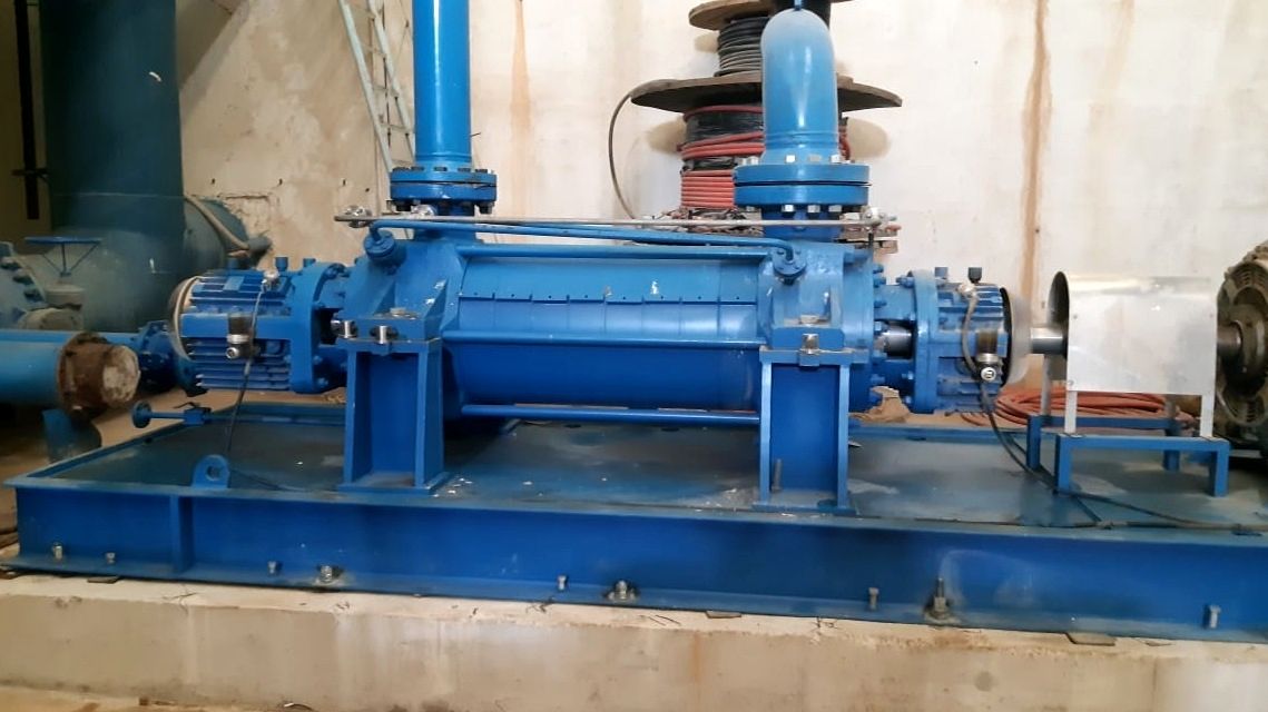 یک دستگاه پمپ جدید در تاسیسات آبرسانی شهید بهنام محمدی مسجد سلیمان نصب شد