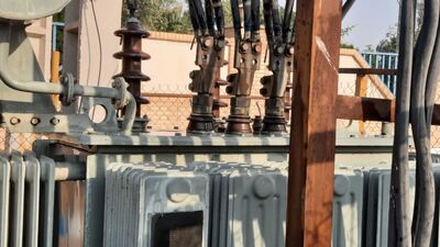 تعویض سرکابل های معیوب ، سرویس و آچار کشی دو دستگاه ترانسفورماتور پست برق ایستگاه پمپاژ سربندریک