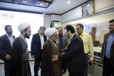 بازدید چهره های مذهبی، دانشگاهی، نظامی ، انتظامی ....از دیسپاچینگ سازمان