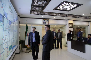 بازدید چهره های مذهبی، دانشگاهی، نظامی ، انتظامی ....از دیسپاچینگ سازمان