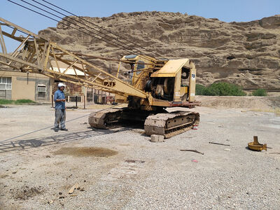 تعمیر و راه اندازی یک دستگاه دراک لاین در شرکت آبیاری کارون بزرگ