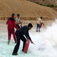برگزاری دوره های ایمنی و بهداشت در سد مسجدسلیمان